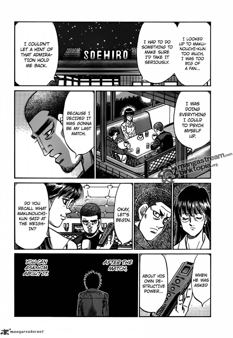 Hajime no Ippo: Fighting Spirit, Chapter 945 image 14